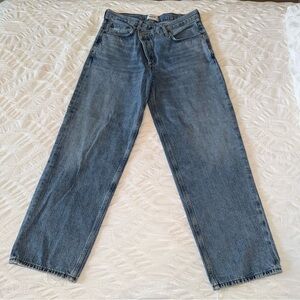 Agolde criss cross jeans